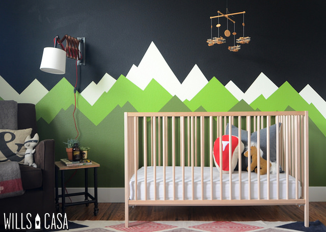 Diy mountain range wall