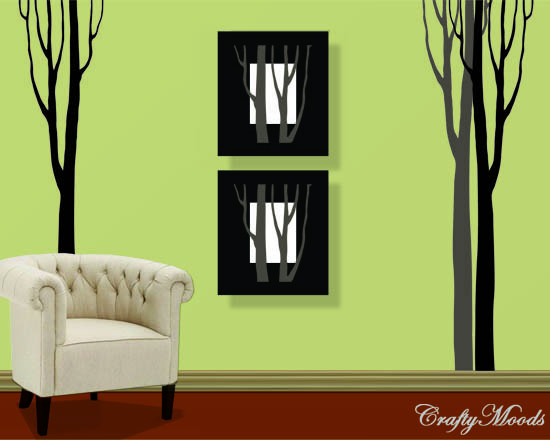 Diy tree wall decal