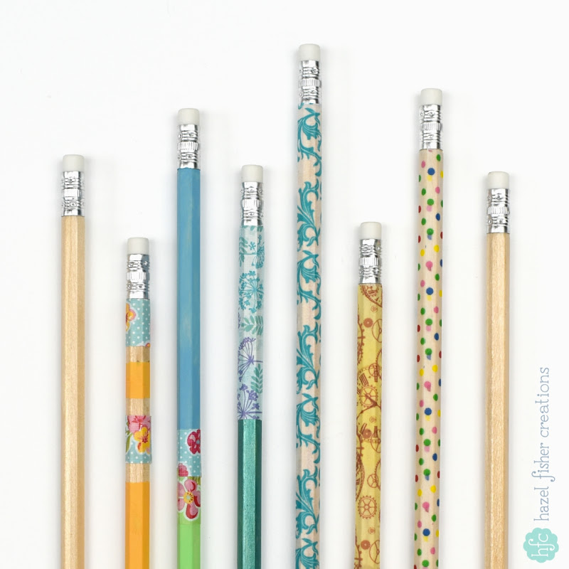 Decorated pencils diy tutorial