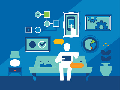 Home Analytics analytics chart design illustration shapes ui vector