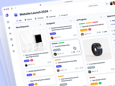 slothUI: World's Laziest Design System | SaaS Kanban Dashboard clean design system figma figma ui kit kanban kanban app kanban dashboard kanban design kanban ui minimal project management app project management dashboard project management ui saas saas dashboard simple slothui soft ui design ui kit