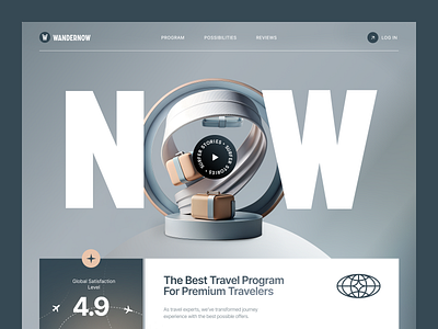 Website for a Travel Company ✦ Wandernow design interface product service startup ui ux web website