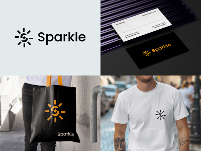 Sparkle - renewable solar energy logo design agency brand identity branding business agency logo company creative logo design graphic design letter s logo logo logo design logo designer modern logo renewable solar company solar energy logo solar panel logo sun energy visual identity