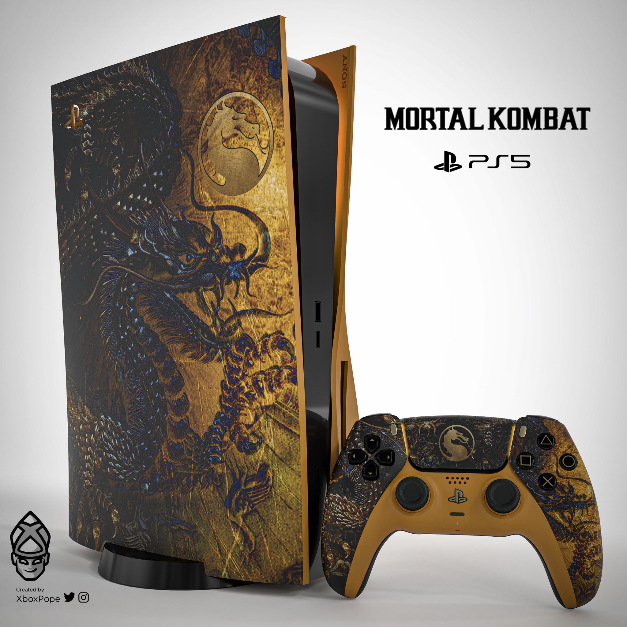 ps5 wrap mortal kombat