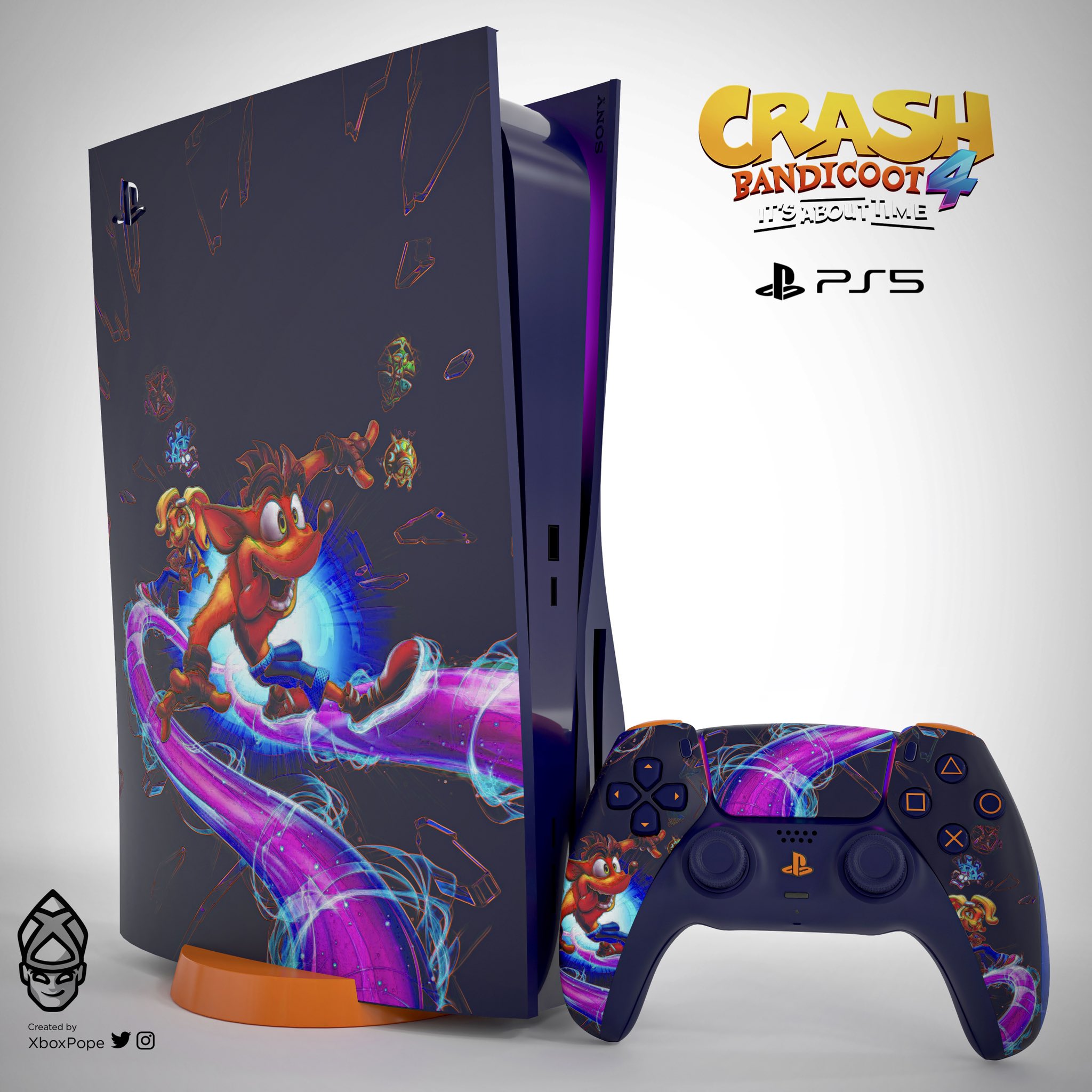 ps5 wrap crash bandicoot 4