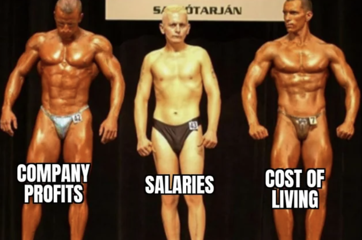 out of shape bodybuilder - 5 Tarjn 41 Company Profits Salaries Cost Of Living