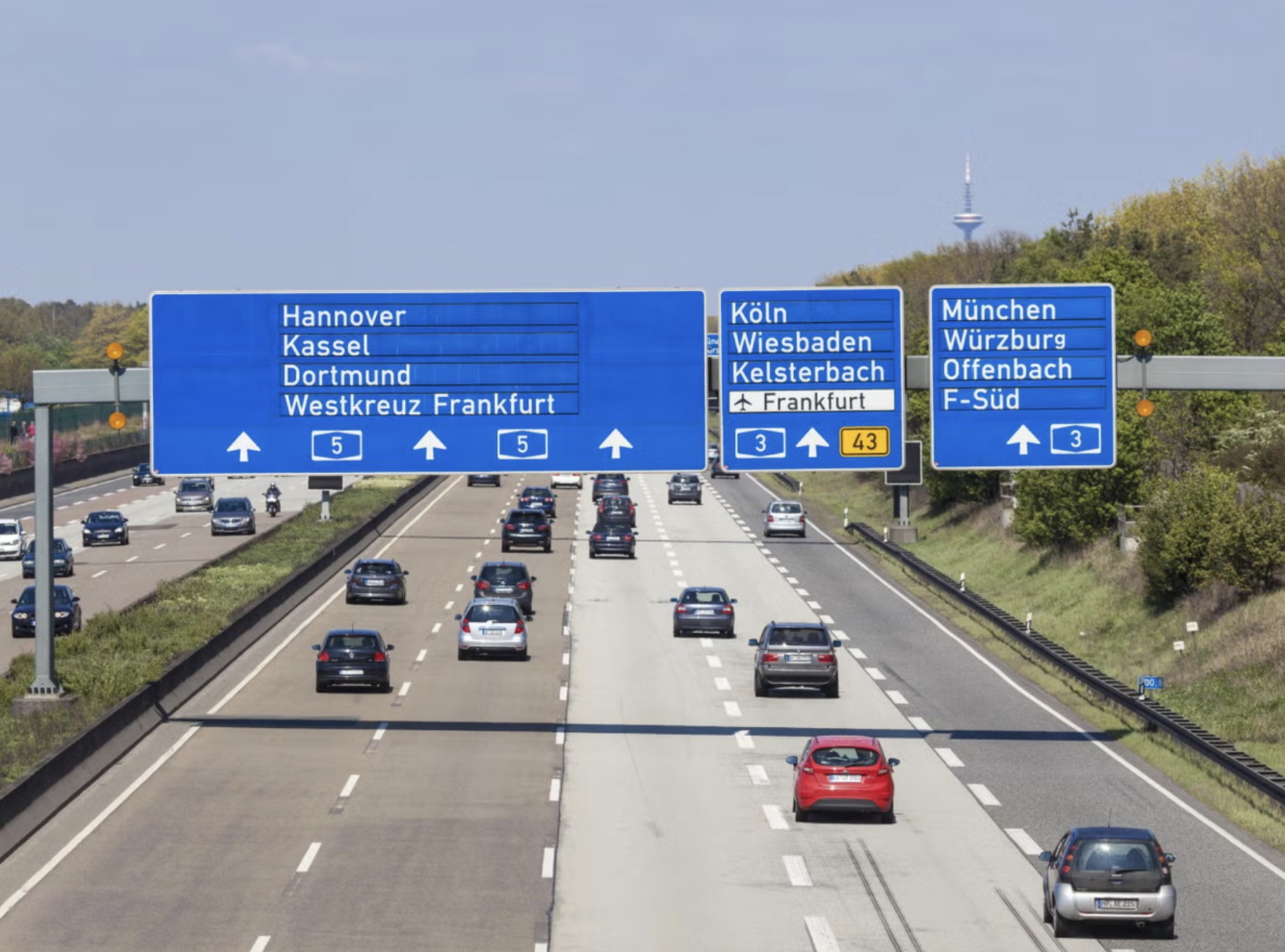 autobahn germany - Hannover Kassel Dortmund Westkreuz Frankfurt Kln Mnchen Wiesbaden Kelsterbach Frankfurt 5 34 43 Wrzburg Offenbach FSd 3