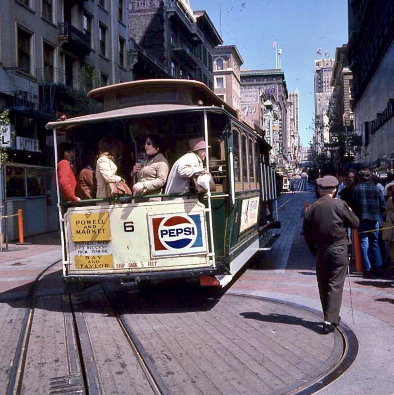 cable car - Powell And Market Bay And Taylor Frs 6 Pepsi