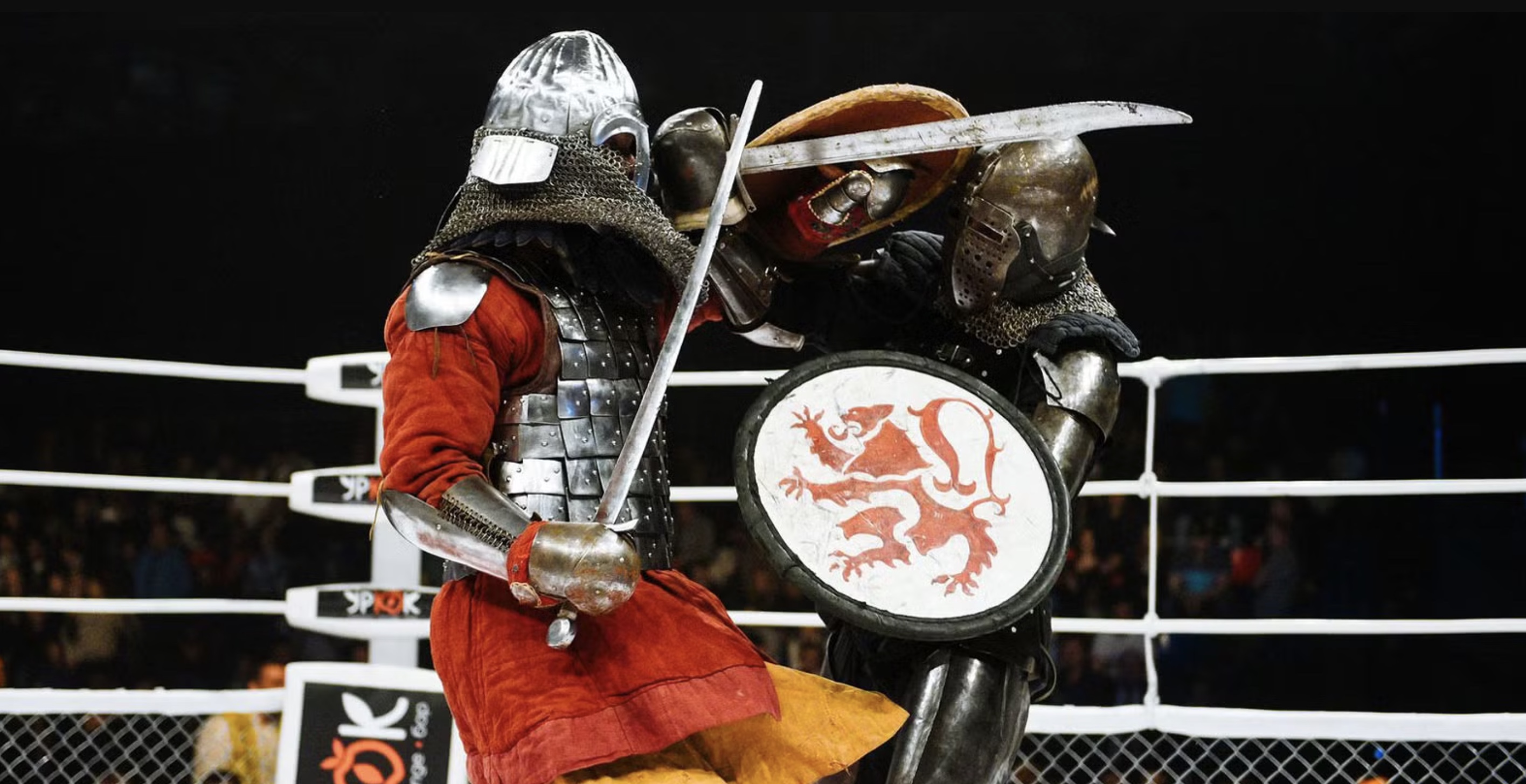 33 Painful Pics from Medieval Cage Fights