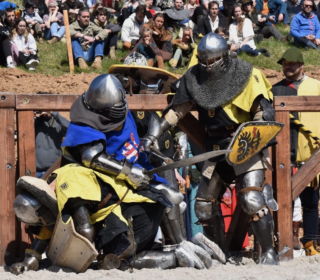 33 Painful Pics from Medieval Cage Fights