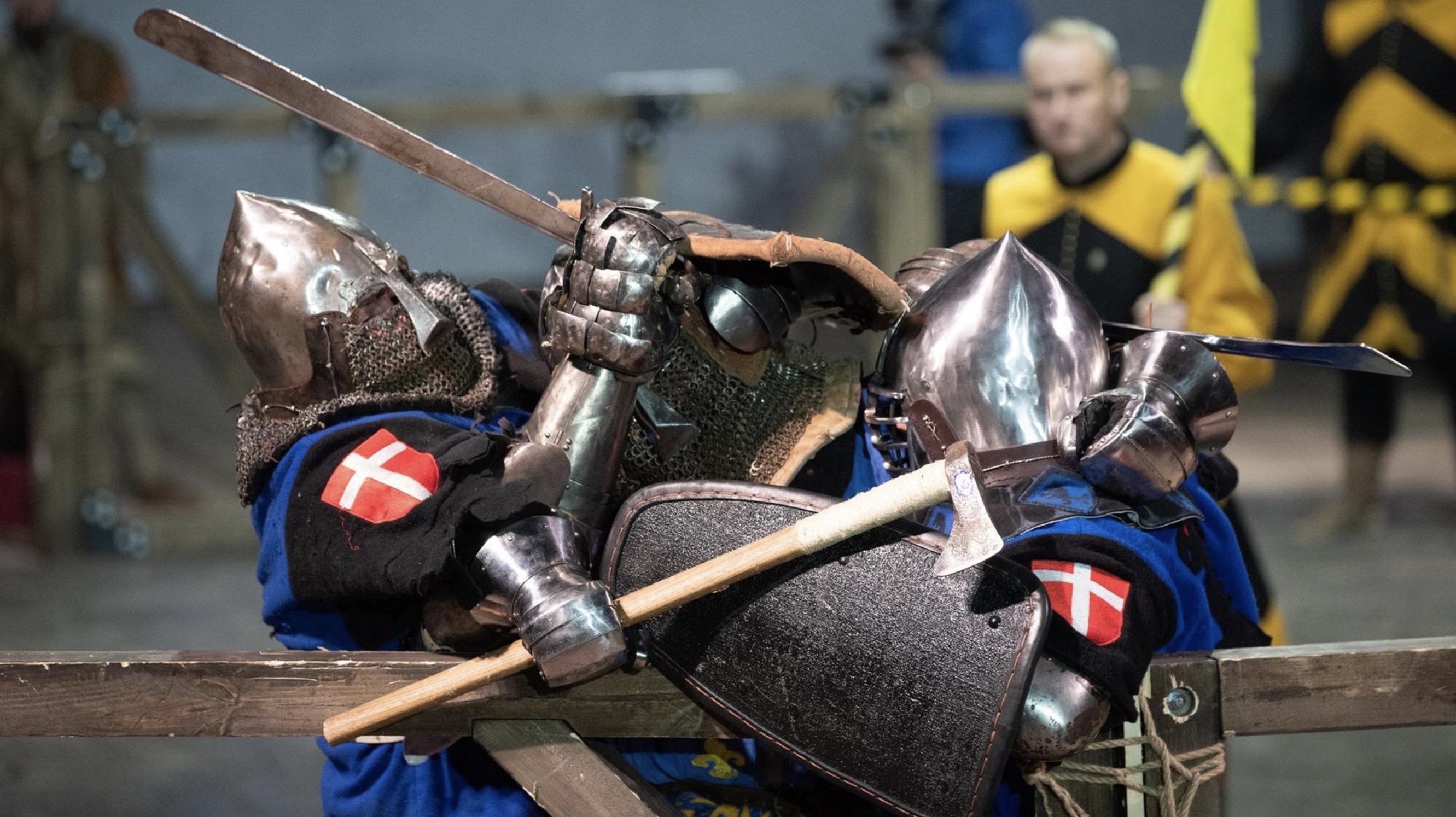 33 Painful Pics from Medieval Cage Fights