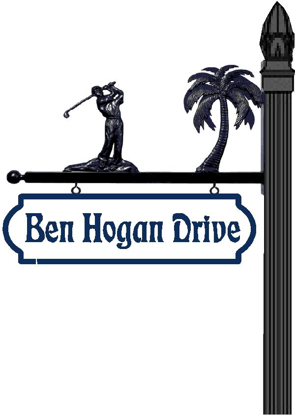 H17009 - Golfer Street Sign