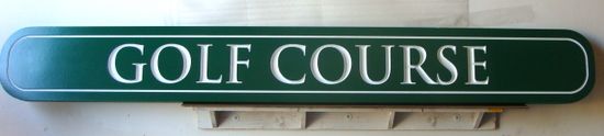 E14145 - Engraved HDU Golf Course Sign