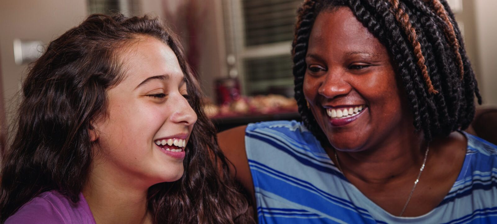 A teen and her CASA mentor.