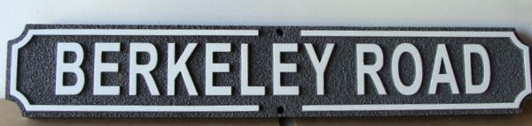 M17050 - Carved and Sandblasted Road Name Sign, Berkeley Road