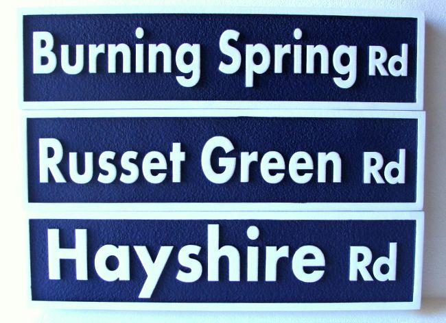 H17028 - High Density Urethane Address Signs 