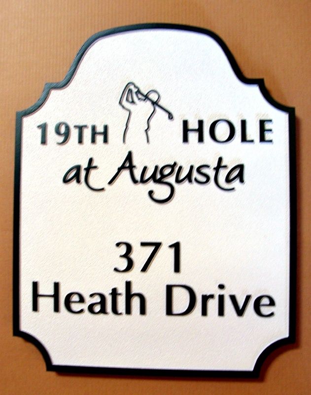 E14650 - Nineteenth Hole Sign at Augusta National Golf Course