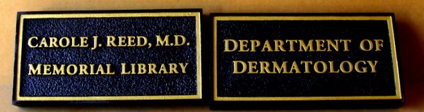 M7183 - Brass Room Identification Signs