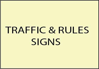 4. -Golf Course Traffic and Rules Signs Made from Wood and HDU