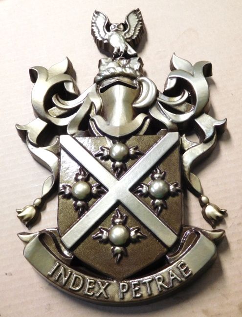 M7275 - Aluminum-Plated Family Crest and Coat-of-Arms