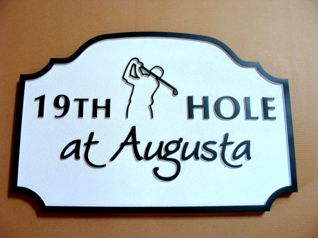 E14670 - Nineteenth Hole Sign at Augusta National Golf Club