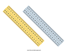 Printable mm ruler