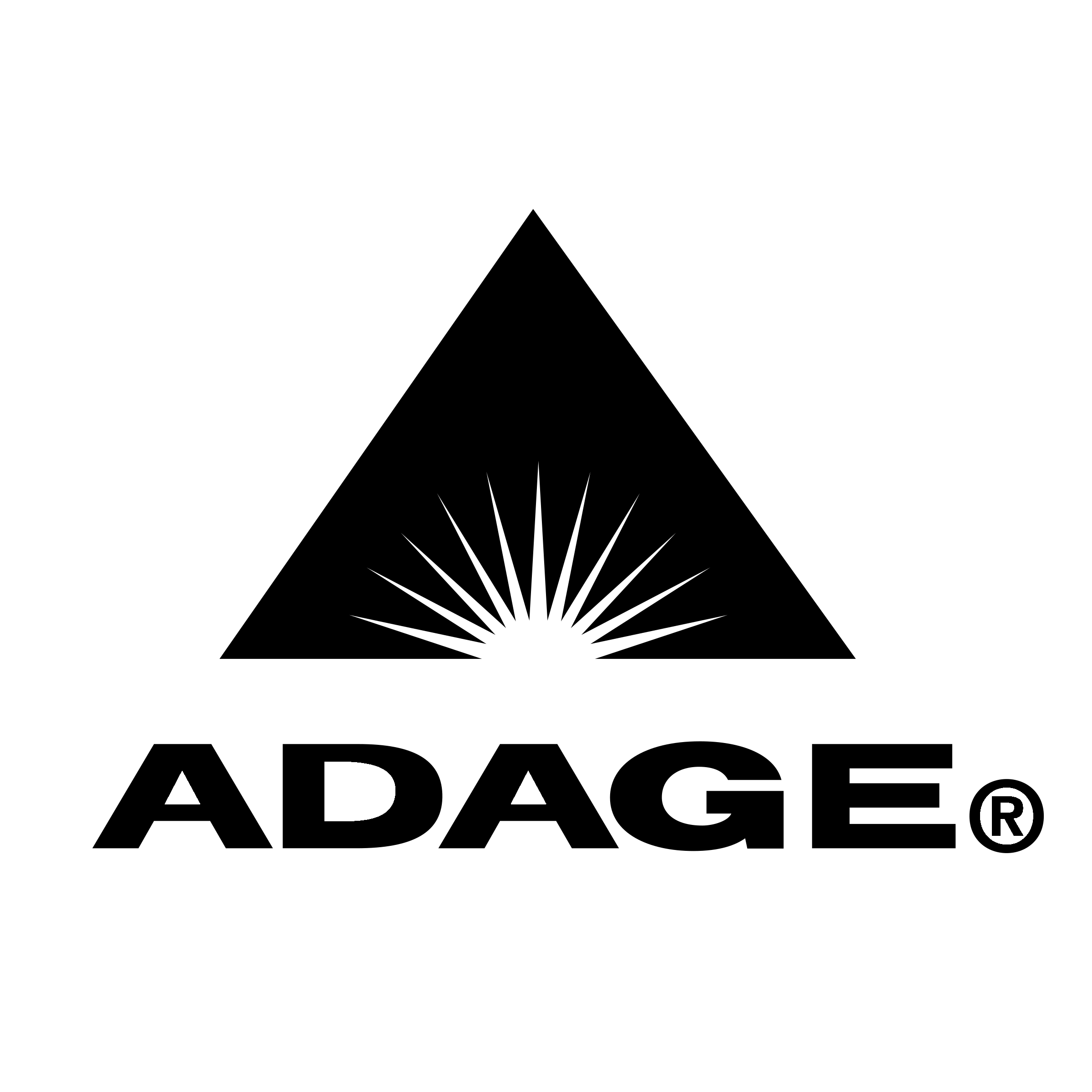 Adage 01 Logo black and white