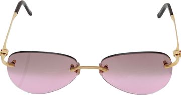 C De Cartier sunglasses with purple lenses