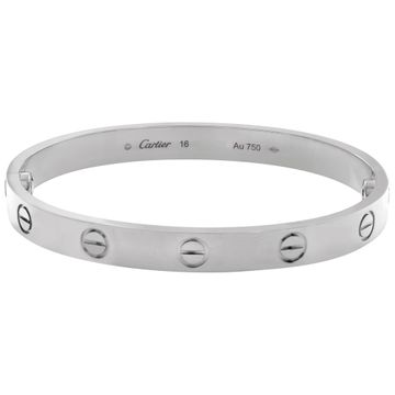 Cartier Love bracelet 18k white gold