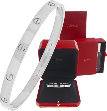 Cartier Love Bracelet in 18k white gold