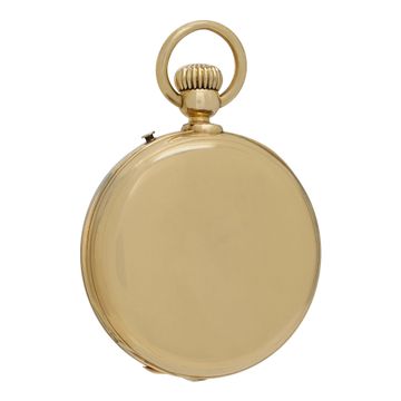 Swiss High Grade Movement Pocket Watch in 18k yellow gold