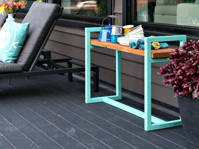 Make a simple bench with an interesting geometry