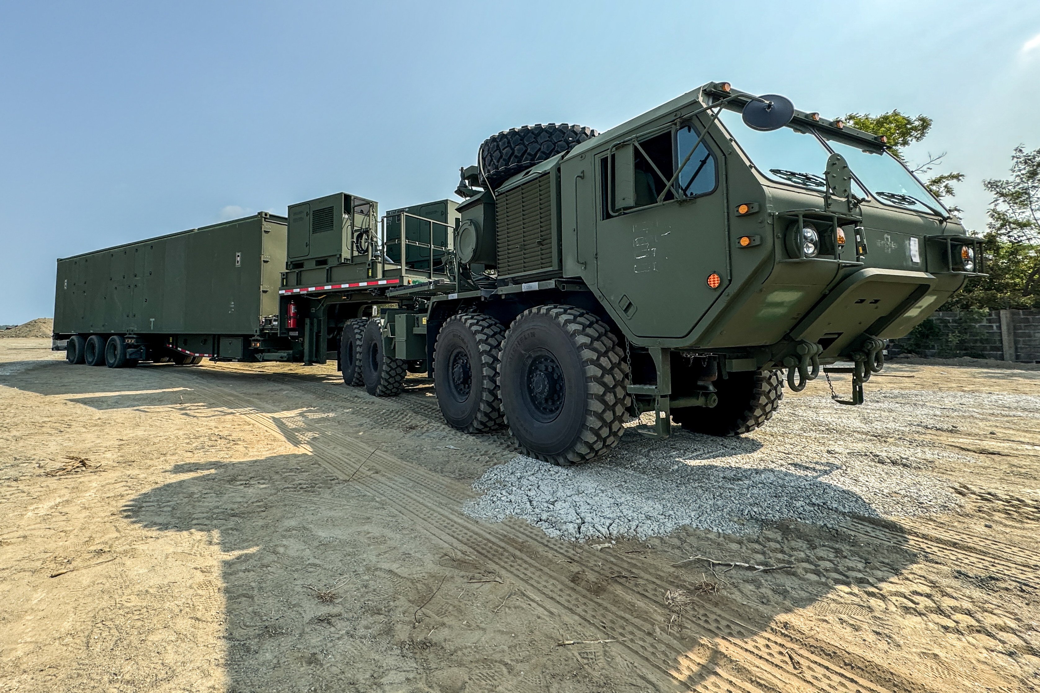 The Typhon, or Mid-Range Capability (MRC), missile system arrives for deployment in Northern Luzon, the Philippines, in April. Photo: US Army/Handout