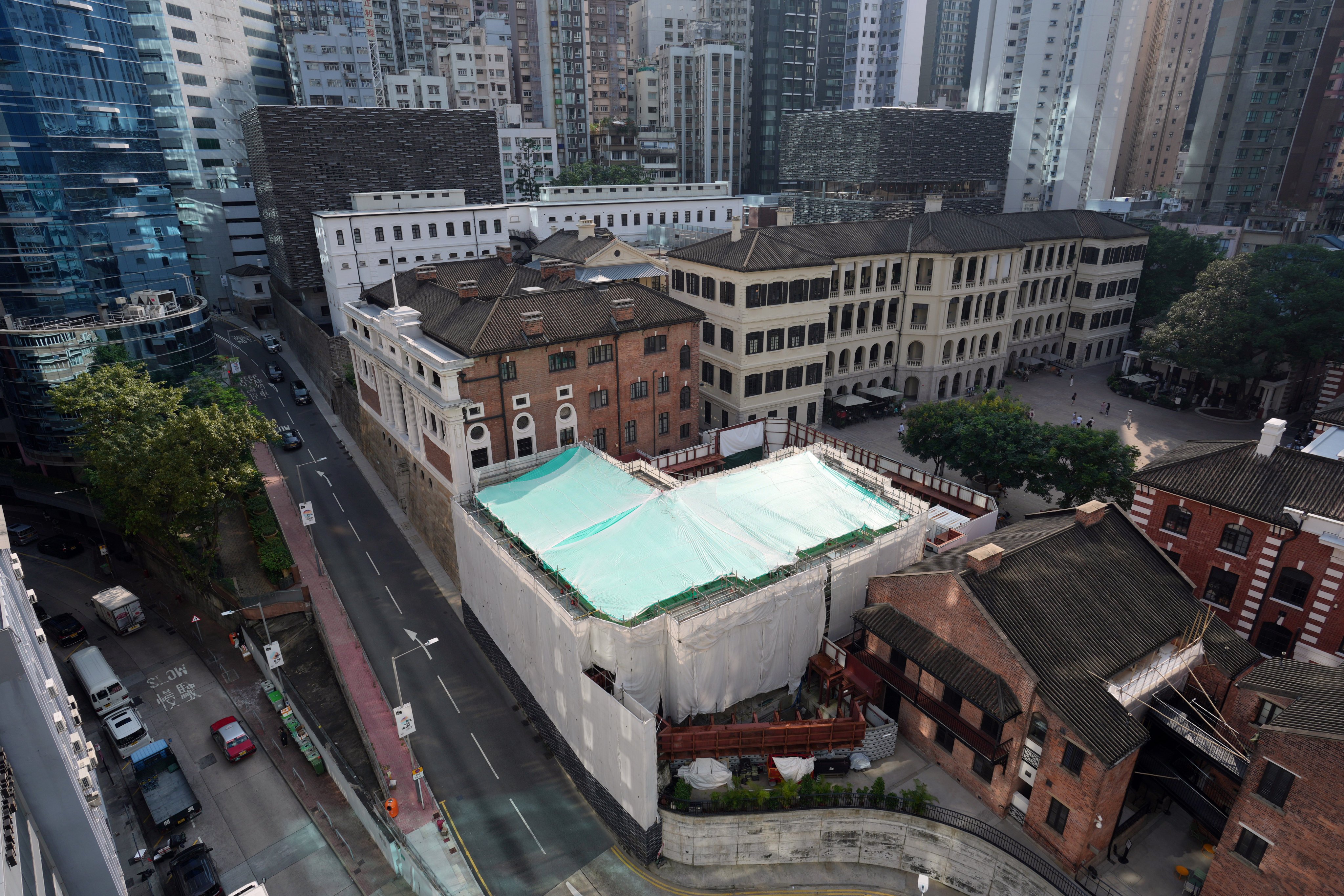 The Married Inspectors’ Quarters (Block 4), part of the Tai Kwun complex, collapsed eight years ago. Photo: 
Sam Tsang