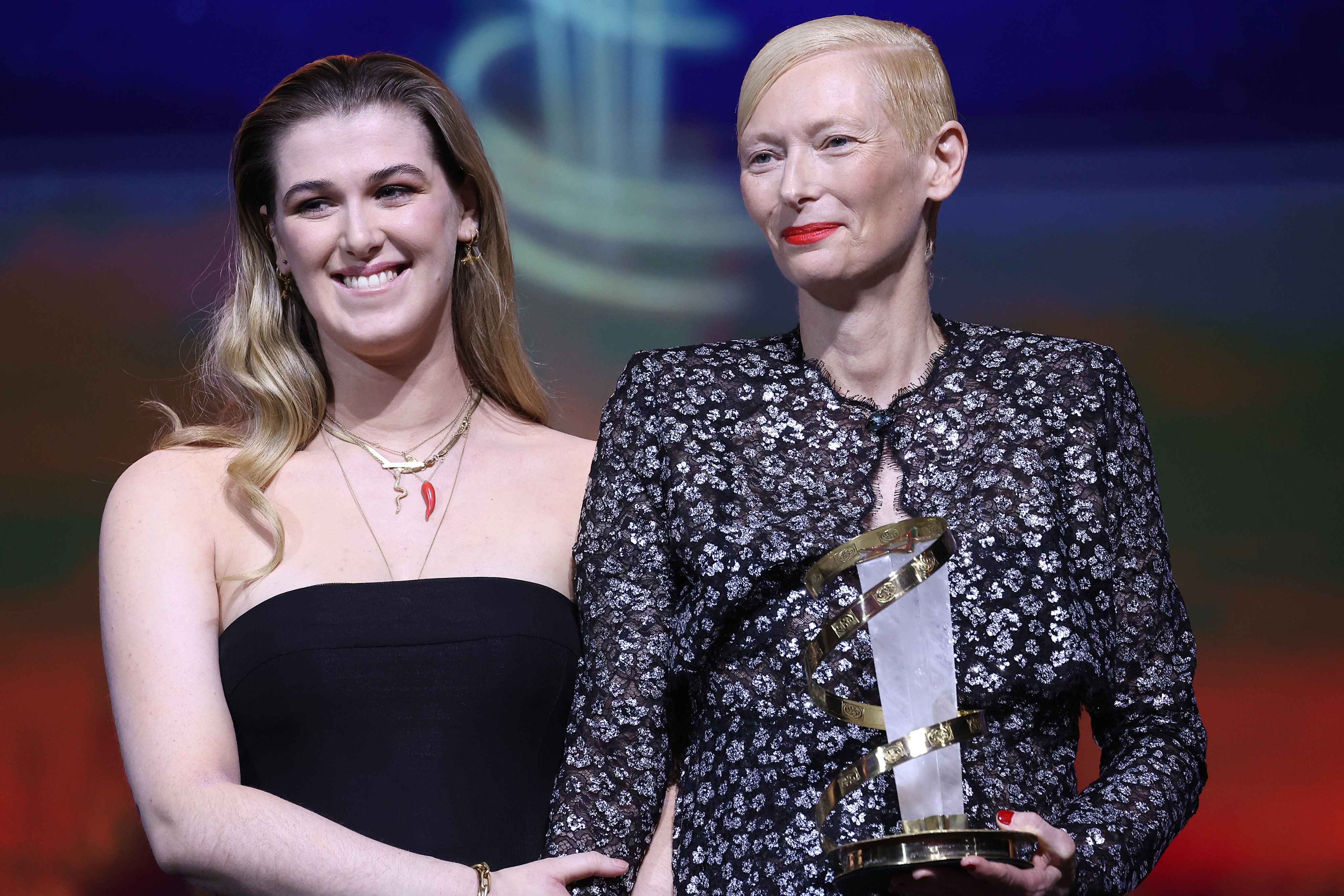 Honor Byrne and her mother Tilda Swinton are both actresses. Photo: Getty Images 