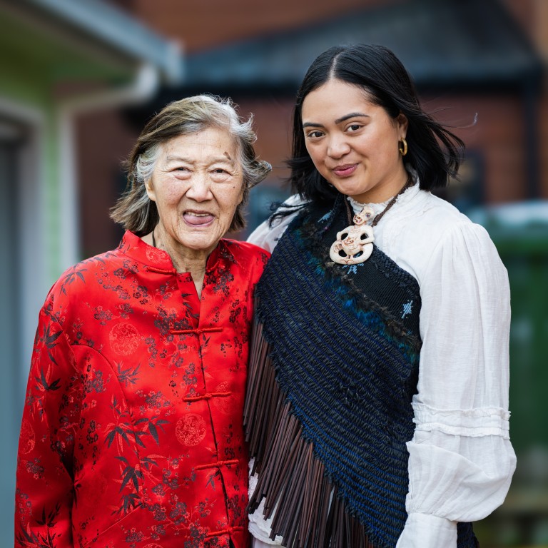 Suie Jung Thompson with her granddaughter Maia Te Hira. Photo: Ruchika Jain