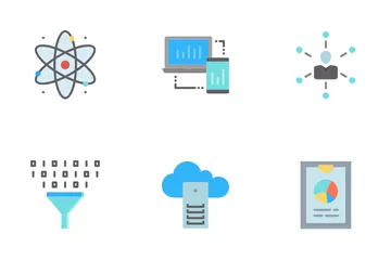 L'analyse des données. Pack d'Icônes
