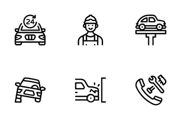 Autoreparatur Symbolpack