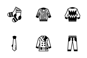 Autumn Clothes Accessories Icon Pack