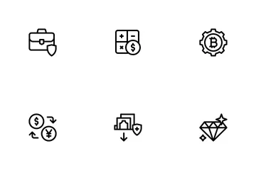 Banking And Atm Service Icon Pack