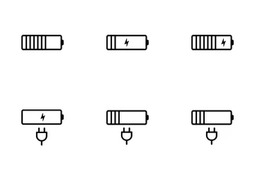 Batería Paquete de Iconos