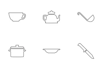 Batería de cocina Paquete de Iconos