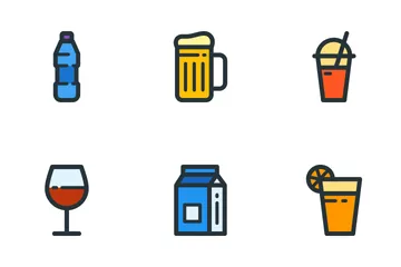 Bebidas Paquete de Iconos