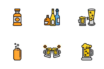 Bebidas Paquete de Iconos