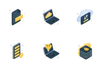 Big Data And Data Science Icon Pack