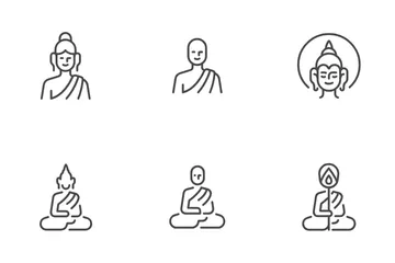 Buddhismus Symbolpack