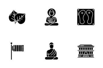 Buddhismus Symbolpack