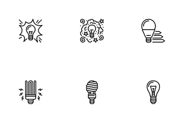 Bulb Electrical Energy Accessory Icon Pack