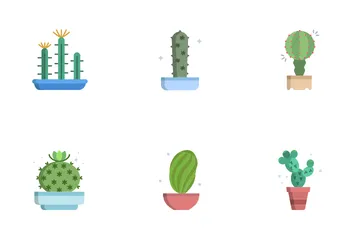 Cactus Paquete de Iconos