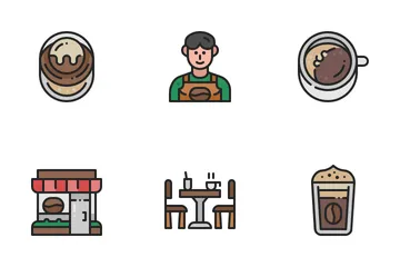 Café Paquete de Iconos